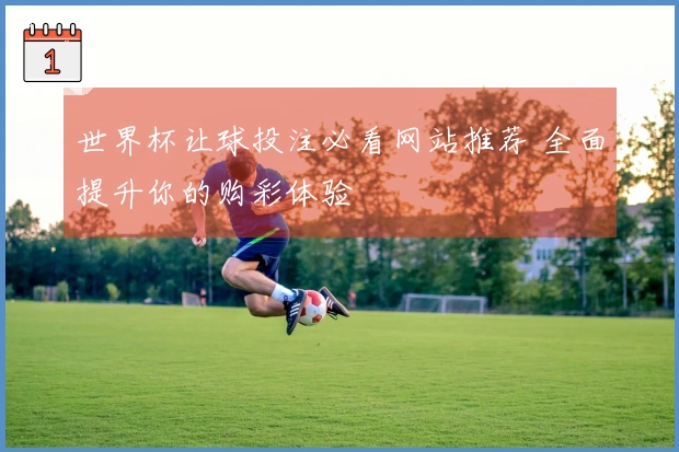 世界杯让球投注必看网站推荐 全面提升你的购彩体验